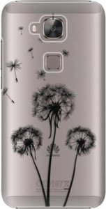 Plastové pouzdro iSaprio - Three Dandelions - black - Huawei Ascend G8