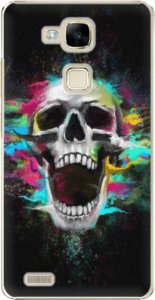 Plastové pouzdro iSaprio - Skull in Colors - Huawei Mate7