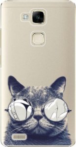 Plastové pouzdro iSaprio - Crazy Cat 01 - Huawei Mate7