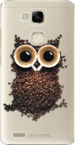 Plastové pouzdro iSaprio - Owl And Coffee - Huawei Mate7