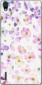 Plastové pouzdro iSaprio - Wildflowers - Huawei Ascend P7