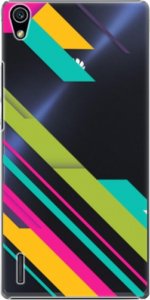 Plastové pouzdro iSaprio - Color Stripes 03 - Huawei Ascend P7