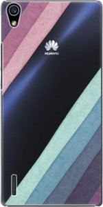 Plastové pouzdro iSaprio - Glitter Stripes 01 - Huawei Ascend P7