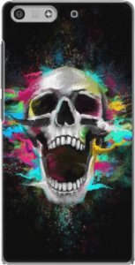 Plastové pouzdro iSaprio - Skull in Colors - Huawei Ascend P7 Mini