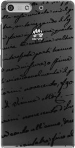 Plastové pouzdro iSaprio - Handwriting 01 - black - Huawei Ascend P7 Mini
