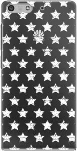 Plastové pouzdro iSaprio - Stars Pattern - white - Huawei Ascend P7 Mini