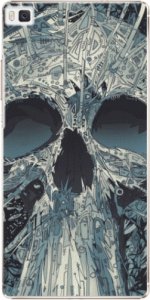 Plastové pouzdro iSaprio - Abstract Skull - Huawei Ascend P8
