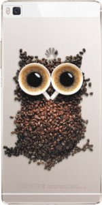 Plastové pouzdro iSaprio - Owl And Coffee - Huawei Ascend P8