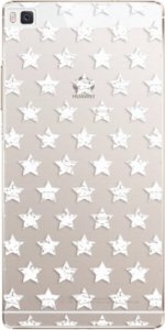 Plastové pouzdro iSaprio - Stars Pattern - white - Huawei Ascend P8