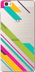 Plastové pouzdro iSaprio - Color Stripes 03 - Huawei Ascend P8 Lite