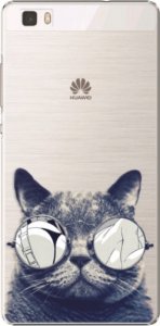 Plastové pouzdro iSaprio - Crazy Cat 01 - Huawei Ascend P8 Lite