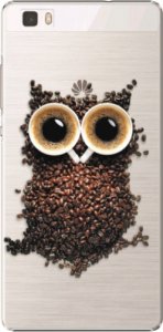 Plastové pouzdro iSaprio - Owl And Coffee - Huawei Ascend P8 Lite