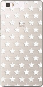 Plastové pouzdro iSaprio - Stars Pattern - white - Huawei Ascend P8 Lite