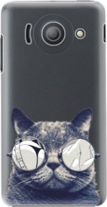 Plastové pouzdro iSaprio - Crazy Cat 01 - Huawei Ascend Y300