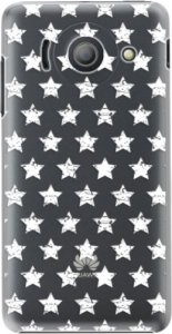 Plastové pouzdro iSaprio - Stars Pattern - white - Huawei Ascend Y300