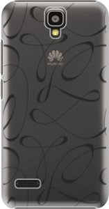 Plastové pouzdro iSaprio - Fancy - black - Huawei Ascend Y5