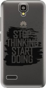 Plastové pouzdro iSaprio - Start Doing - black - Huawei Ascend Y5