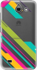 Plastové pouzdro iSaprio - Color Stripes 03 - Huawei Ascend Y550