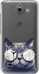 Plastové pouzdro iSaprio - Crazy Cat 01 - Huawei Ascend Y550