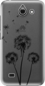 Plastové pouzdro iSaprio - Three Dandelions - black - Huawei Ascend Y550