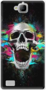 Plastové pouzdro iSaprio - Skull in Colors - Huawei Honor 3C