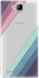 Plastové pouzdro iSaprio - Glitter Stripes 01 - Huawei Honor 3C
