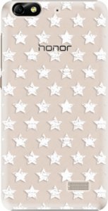 Plastové pouzdro iSaprio - Stars Pattern - white - Huawei Honor 4C