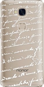 Plastové pouzdro iSaprio - Handwriting 01 - white - Huawei Honor 5X