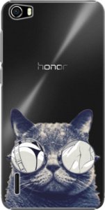 Plastové pouzdro iSaprio - Crazy Cat 01 - Huawei Honor 6