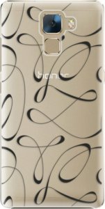 Plastové pouzdro iSaprio - Fancy - black - Huawei Honor 7