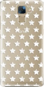 Plastové pouzdro iSaprio - Stars Pattern - white - Huawei Honor 7