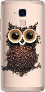 Plastové pouzdro iSaprio - Owl And Coffee - Huawei Honor 7 Lite
