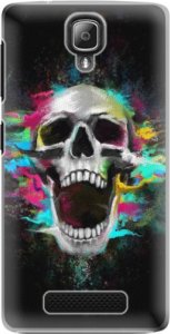 Plastové pouzdro iSaprio - Skull in Colors - Lenovo A1000