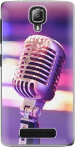 Plastové pouzdro iSaprio - Vintage Microphone - Lenovo A1000