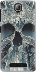 Plastové pouzdro iSaprio - Abstract Skull - Lenovo A1000