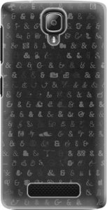 Plastové pouzdro iSaprio - Ampersand 01 - Lenovo A1000