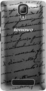 Plastové pouzdro iSaprio - Handwriting 01 - black - Lenovo A1000