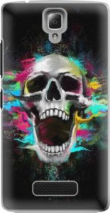 Plastové pouzdro iSaprio - Skull in Colors - Lenovo A2010