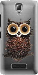 Plastové pouzdro iSaprio - Owl And Coffee - Lenovo A2010