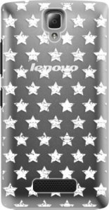 Plastové pouzdro iSaprio - Stars Pattern - white - Lenovo A2010