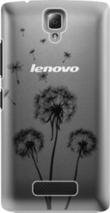 Plastové pouzdro iSaprio - Three Dandelions - black - Lenovo A2010