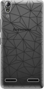 Plastové pouzdro iSaprio - Abstract Triangles 03 - black - Lenovo A6000 / K3
