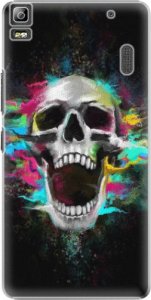 Plastové pouzdro iSaprio - Skull in Colors - Lenovo A7000
