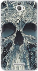 Plastové pouzdro iSaprio - Abstract Skull - Sony Xperia E4