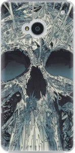 Plastové pouzdro iSaprio - Abstract Skull - HTC One M7