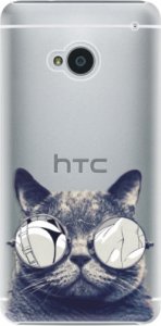 Plastové pouzdro iSaprio - Crazy Cat 01 - HTC One M7
