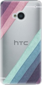 Plastové pouzdro iSaprio - Glitter Stripes 01 - HTC One M7