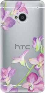 Plastové pouzdro iSaprio - Purple Orchid - HTC One M7