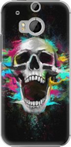 Plastové pouzdro iSaprio - Skull in Colors - HTC One M8