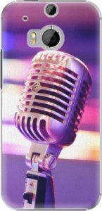 Plastové pouzdro iSaprio - Vintage Microphone - HTC One M8